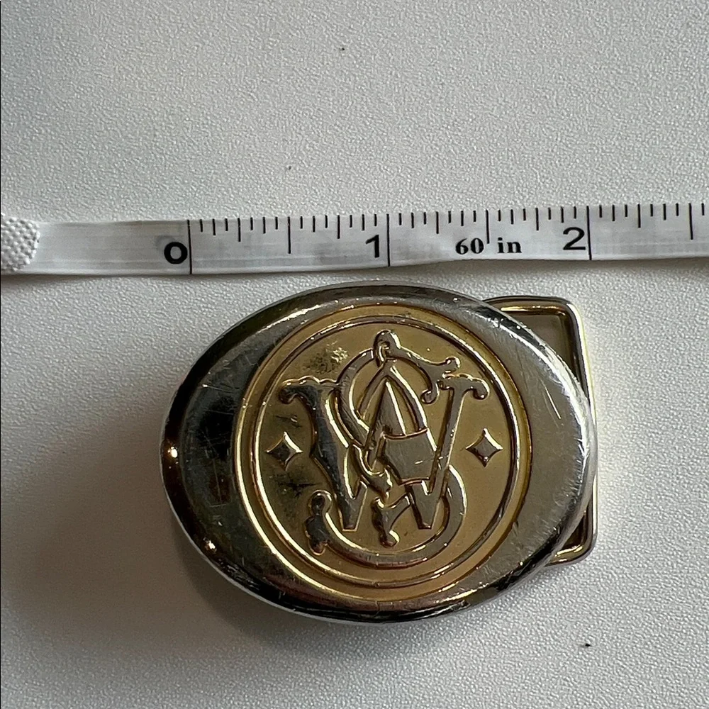 Smith and Wesson - Gold and Silver, belt buckle